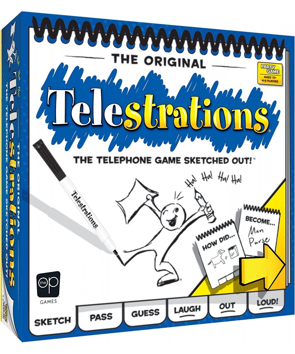 Telestrations Original 8-Player | Family Board Game | A Fun Family Game for Kids and Adults | Family Game Night Just Got Bett...