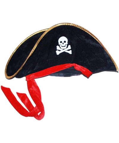 Halloween Pirate Costume for Kids Set 6pcs Pirate Cloak Tricorn Hat Pirate Eye Patch Captain Hook Cutlass Sword Pirate Bandan...