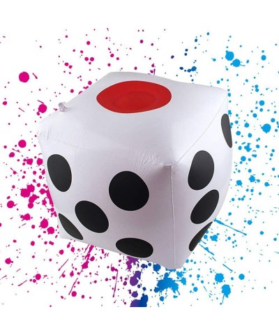 13" Jumbo Inflatable Dice 2pack Outdoor Fun Giant Inflatable Dice Set and 12mm 10pcs Dice for Indoor and Outdoor Broad Game L...