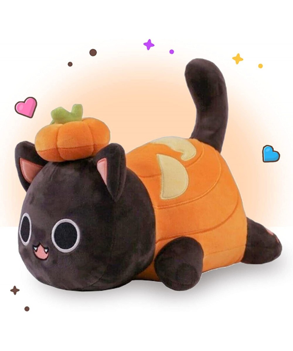 Cute Pumpkin Cat Stuffed Animal Plush Soft Meemeows Cat Plush Doll Birthday Party Gift for Kids Girlfriend and Sisters $25.12...