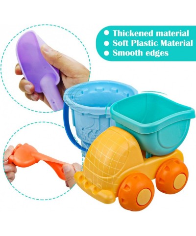 Kids Beach Sand Toys Set 20pcs Castle Animals Sand Molds Water Wheel and Bucket Sandbox Toys with Mesh Bag $39.92 Sandboxes &...