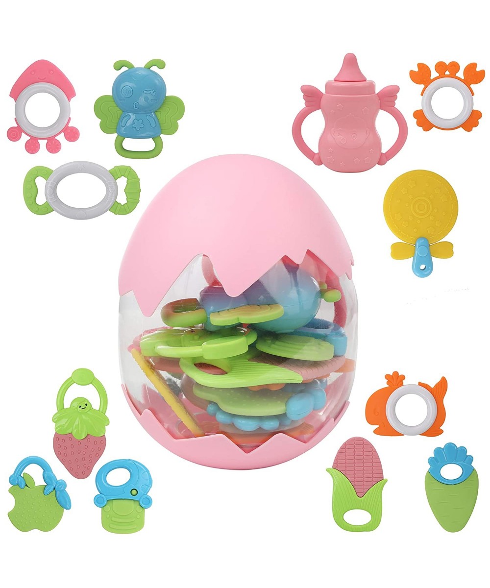 Baby Rattle Gift Set 11 Piece Babies First Teething Toy Playset for Infants and Babies $24.72 Baby Rattles & Plush Rings