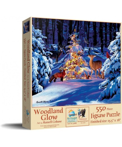 Woodland Glow 550 pc Jigsaw Puzzle $32.02 Jigsaw Puzzles