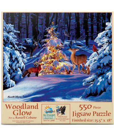 Woodland Glow 550 pc Jigsaw Puzzle $32.02 Jigsaw Puzzles