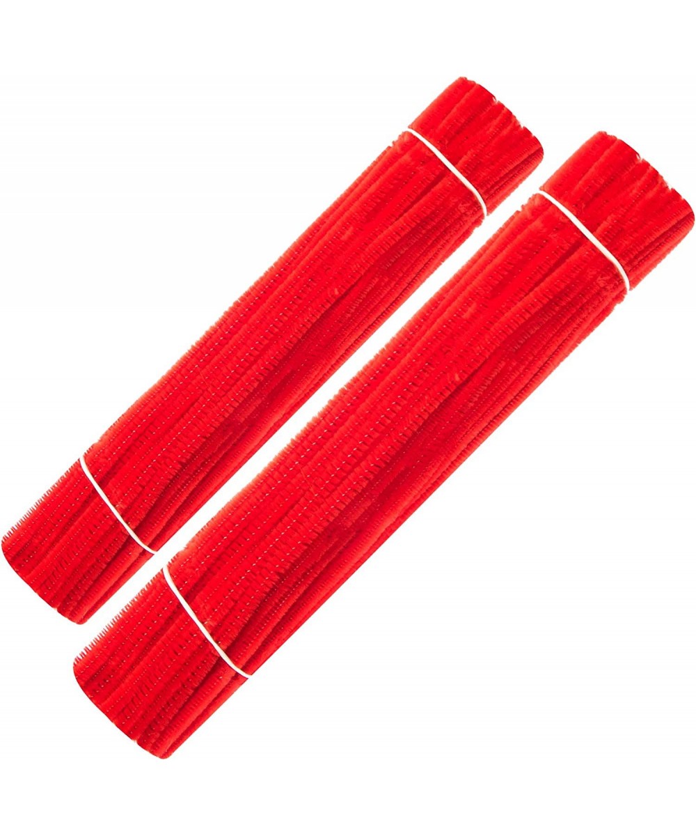 200 Pieces Pipe Cleaners Red Chenille Stem for DIY Art Craft Decorations (6mm x 12 Inch) $16.44 Craft Pipe Cleaners