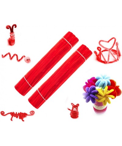 200 Pieces Pipe Cleaners Red Chenille Stem for DIY Art Craft Decorations (6mm x 12 Inch) $16.44 Craft Pipe Cleaners