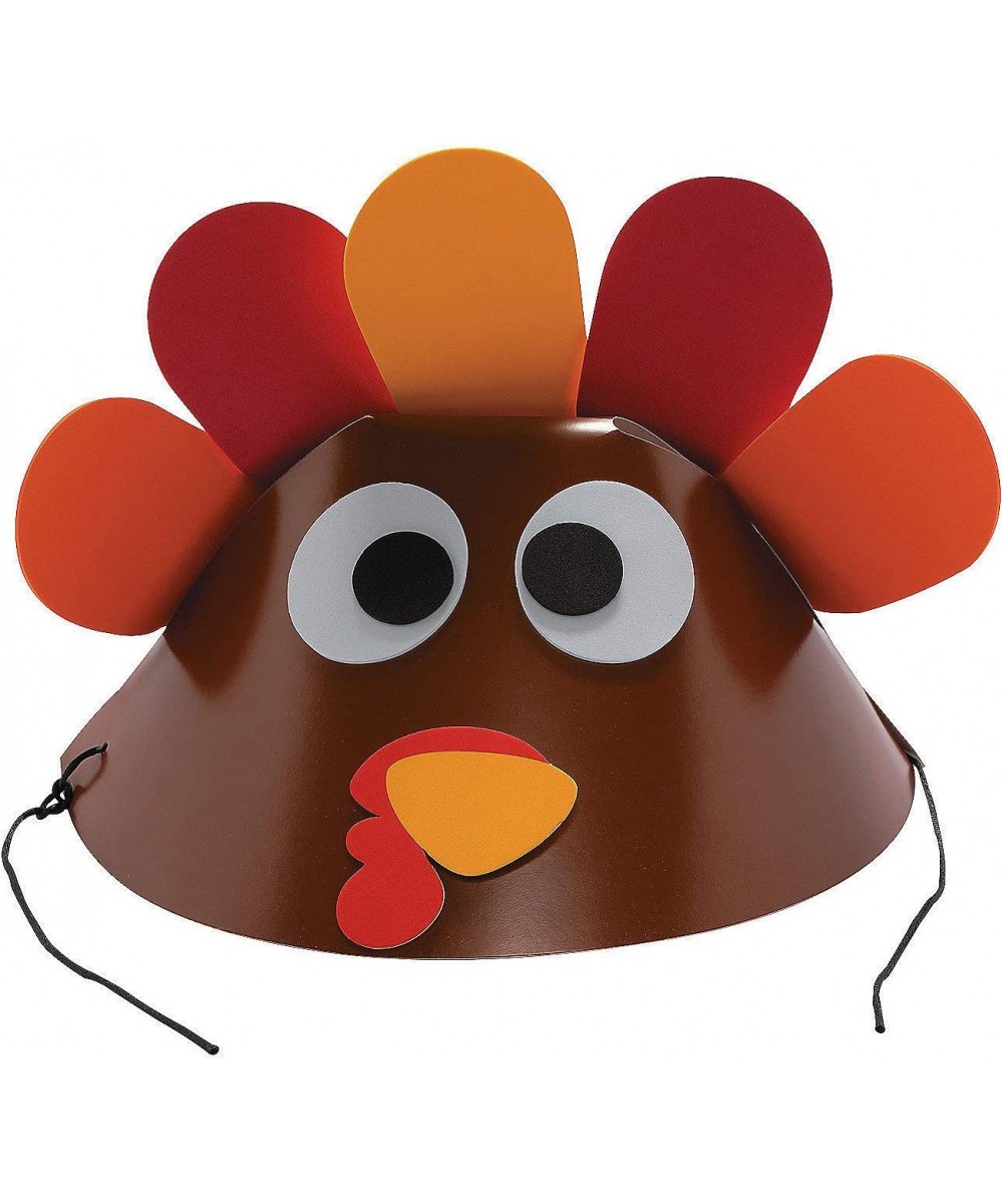 Goofy DIY Turkey Hat Craft Kits - Makes 12 Thanksgiving Craft for Kids $44.18 Craft Kits