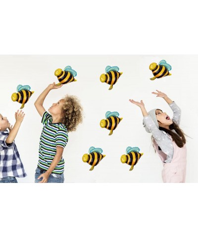 10 Pcs 16 Inch ''Happy Bee day'' Foil Balloon Mylar Bee Balloon Happy Birthday Balloons Party Decoration $14.97 Kids' Party D...