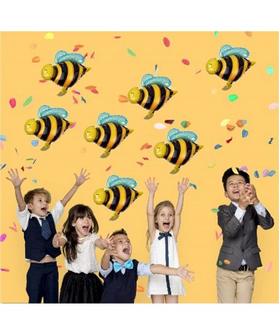 10 Pcs 16 Inch ''Happy Bee day'' Foil Balloon Mylar Bee Balloon Happy Birthday Balloons Party Decoration $14.97 Kids' Party D...