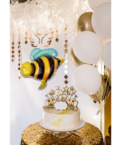 10 Pcs 16 Inch ''Happy Bee day'' Foil Balloon Mylar Bee Balloon Happy Birthday Balloons Party Decoration $14.97 Kids' Party D...