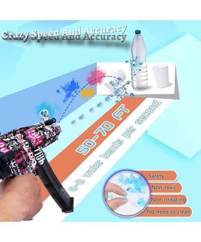 Splatter Gel Ball Blaster Electric - Gel Blaster with 20000 Water Beads and Goggles Outdoor Activities Team Game Automatic To...