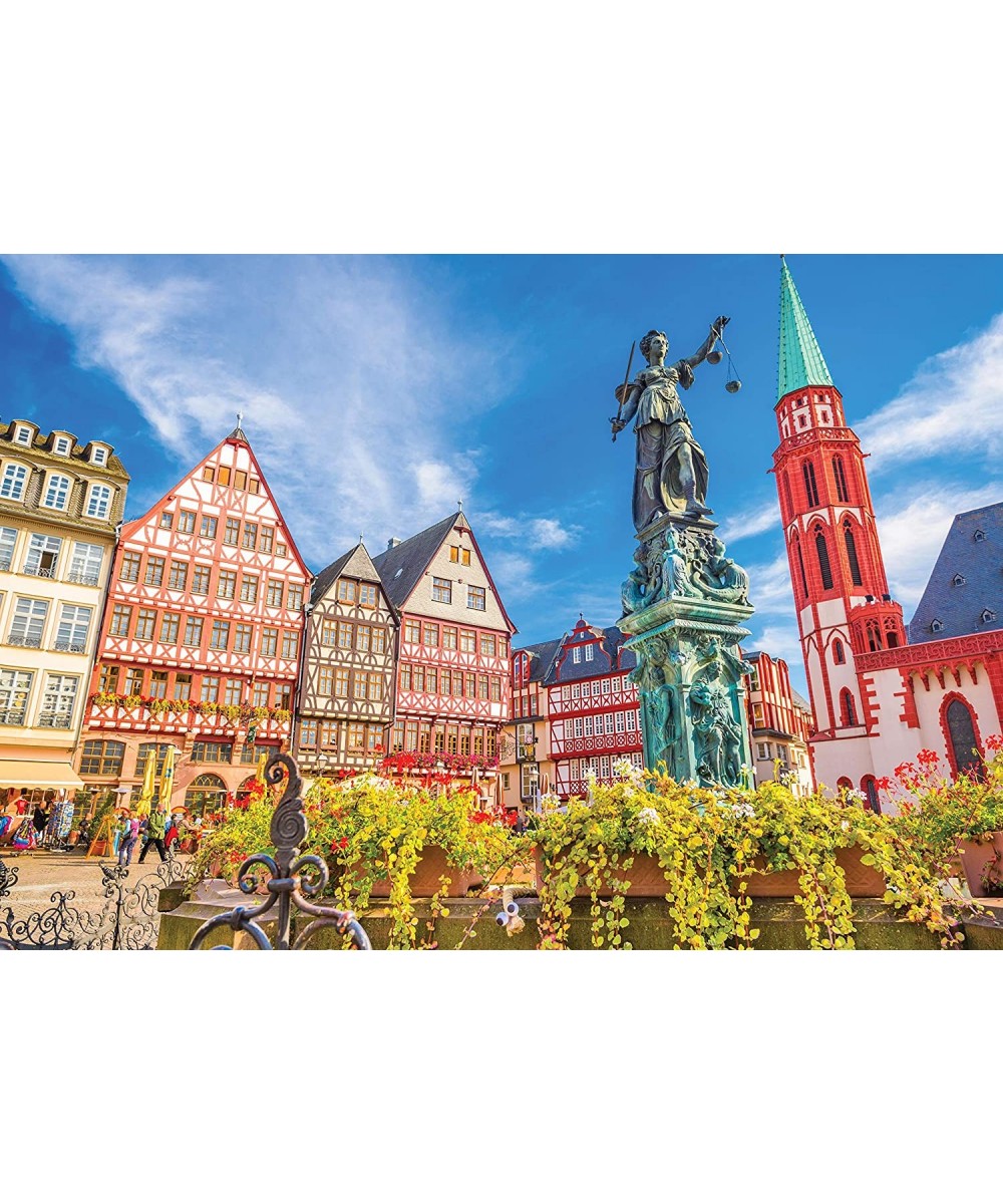 1000 Piece Large Jigsaw Puzzle - Frankfurt Germany - Puzzles for Adults and Teens - 29 x 20 Inches $20.04 Jigsaw Puzzles