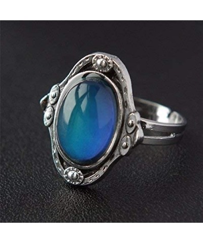 Mood Rings Change Color Emotion Feeling Finger Ring with Gift Box $26.16 Kids' Dress-Up Accessories