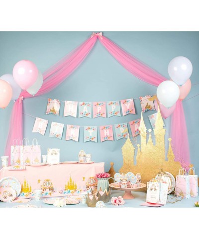 Princess Tablecloth - Plastic Jumbo Table Cover (108’’ x 54’’) for Princess Themed Birthday Party & Baby Shower for Girls $16...