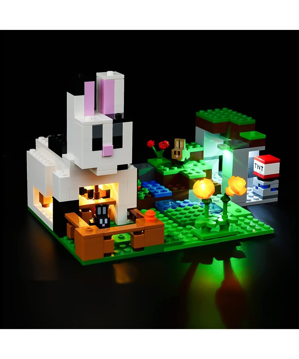 LED Light Kit for Lego Minecraft The Rabbit Ranch 21181 Building Kit Lighting Set Compatible with Lego 21181 (Lights Only No ...