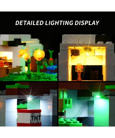 LED Light Kit for Lego Minecraft The Rabbit Ranch 21181 Building Kit Lighting Set Compatible with Lego 21181 (Lights Only No ...