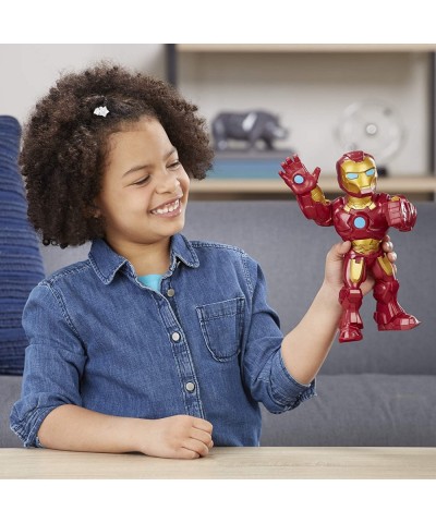 Marvel Super Hero Adventures Mega Mighties Iron Man Collectible 10-Inch Action Figure Toys for Kids Ages 3 and Up Brown $33.2...