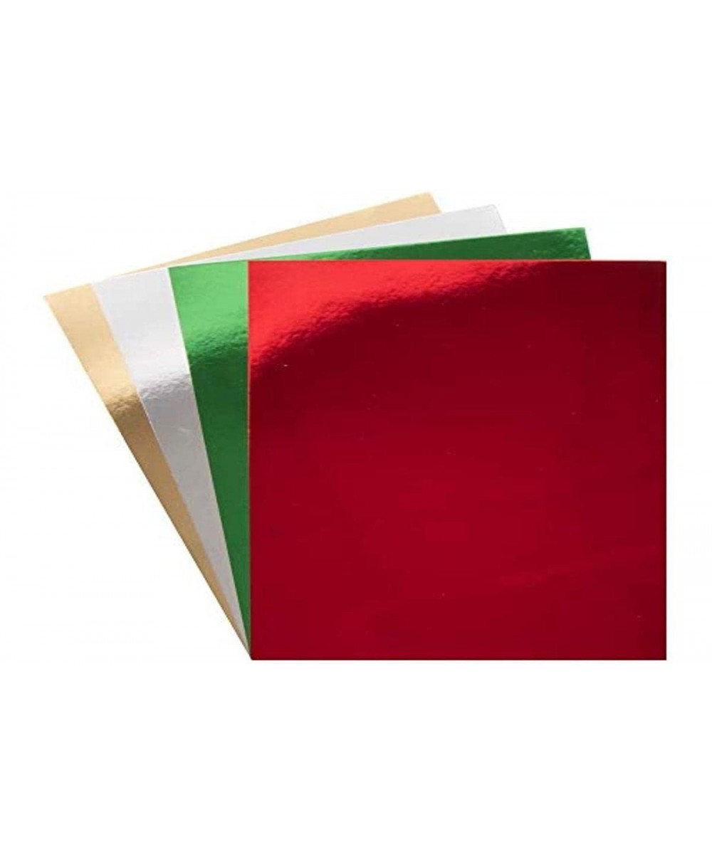 AX300 Christmas Metallic A4 Card - Pack of 20 Creative Art Supplies for Kids Seasonal Crafts and Decorations $16.76 Kids' Dra...