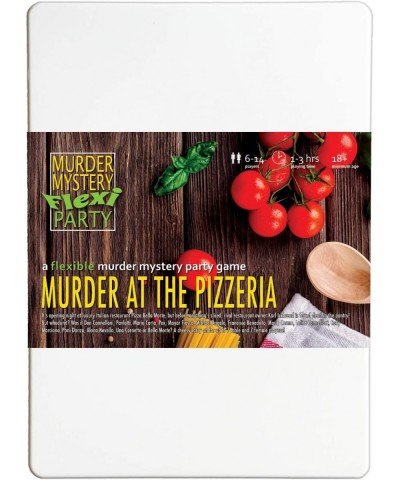 Murder at The Pizzeria 6-14 Player Murder Mystery Flexi-Party Dinner Party Game $52.25 Board Games