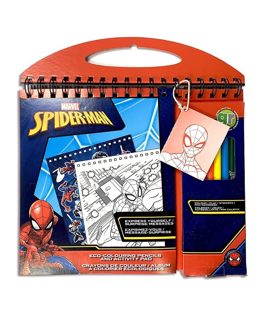 Spiderman Eco-Activity and Colouring Set Activity Pad with Colouring Pencils by Marvel and More - UNDER TREE PLANTING PROGRAM...