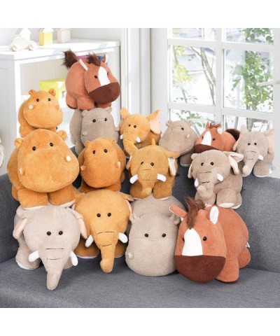 Hippo Stuffed Animals - (Brown 16 inches) Soft Hippopotamus Plushies Figures Toys Cuddly Baby Plush Toy Gifts for Kids $42.22...