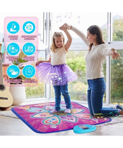 Dance Mat for Girls for Kids Teens Dance Mixer Rhythm Step Play Mat for Girls Dance Game Toy for Kids Dance Pad with 7 Modes ...