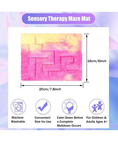 2 Pack Marble Maze Mat Fidget Sensory Tactile Sensory Toys Stress Relief Toys Anxiety Relief Toys Calming Toys for School Cla...