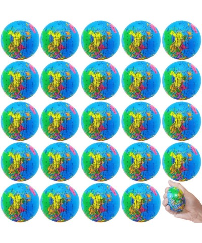 24 Pcs Globe Squeeze Balls Earth Stress Relief Balls Foam Squeeze Balls for Finger Exercise Party Favors School Classroom 2.5...