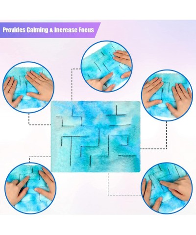 2 Pack Marble Maze Mat Fidget Sensory Tactile Sensory Toys Stress Relief Toys Anxiety Relief Toys Calming Toys for School Cla...