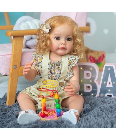 Pinky Lovely 22inch 55cm Reborn Baby Dolls Full Body Silicone Realistic Newborn Baby Dolls Real Life Baby Doll Toy $107.11 Dolls