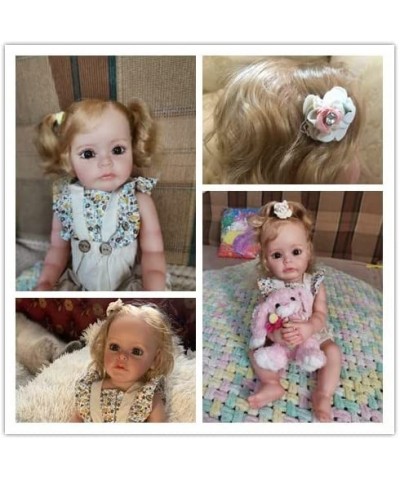 Pinky Lovely 22inch 55cm Reborn Baby Dolls Full Body Silicone Realistic Newborn Baby Dolls Real Life Baby Doll Toy $107.11 Dolls