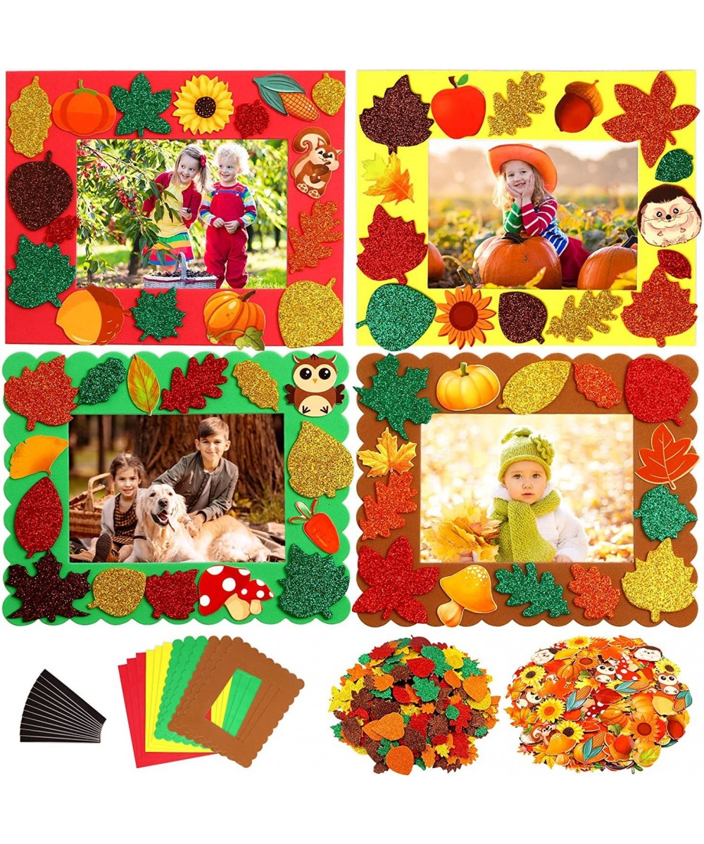 Thanksgiving Photo Frame Craft Kit Fall Foam Crafts for Kids for Autumn Seasonal Decorations 12 Sets $27.39 Craft Kits