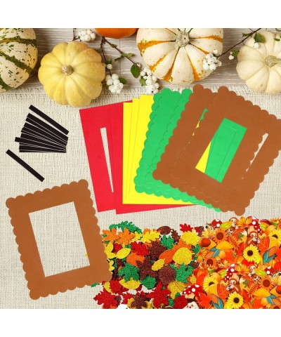 Thanksgiving Photo Frame Craft Kit Fall Foam Crafts for Kids for Autumn Seasonal Decorations 12 Sets $27.39 Craft Kits