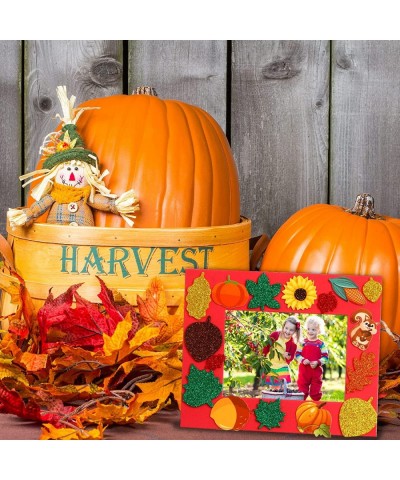 Thanksgiving Photo Frame Craft Kit Fall Foam Crafts for Kids for Autumn Seasonal Decorations 12 Sets $27.39 Craft Kits