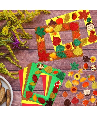 Thanksgiving Photo Frame Craft Kit Fall Foam Crafts for Kids for Autumn Seasonal Decorations 12 Sets $27.39 Craft Kits