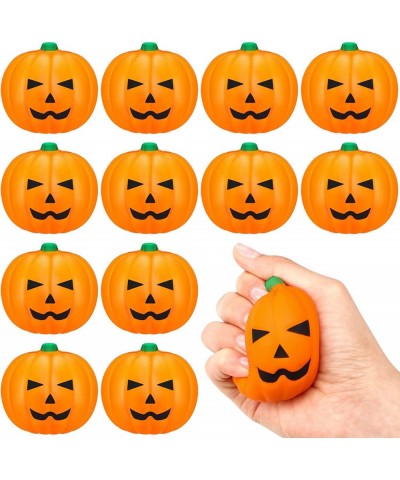 12 Pcs Halloween Pumpkin Press Ball Toys 2.56 Inch Slow Rising Pumpkins Stress Relief Soft Halloween Toys for Little Ones Pri...