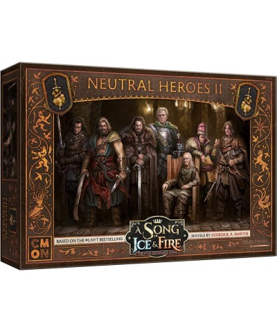 A Song of Ice and Fire Tabletop Miniatures Neutral Heroes II Box Set | Strategy Game for Teens and Adults | Ages 14+ | 2+ Pla...