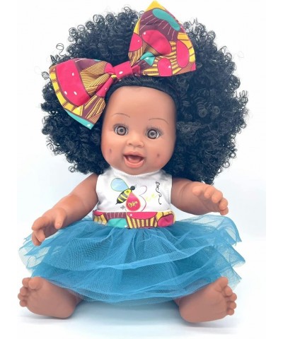 Natural Ella Baby Bee Doll - African American Black Biracial Latino Baby Doll with Curly Natural Black Hair for Kids 3 and up...