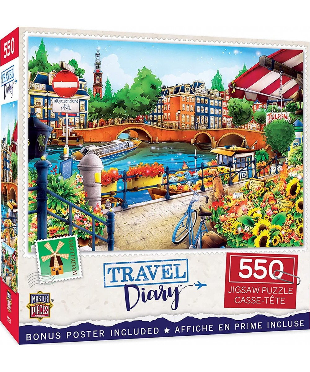 550 Piece Jigsaw Puzzle for Adults Family Or Kids - Amsterdam - 18"x24 $25.07 Jigsaw Puzzles