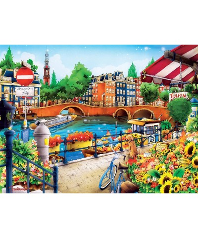 550 Piece Jigsaw Puzzle for Adults Family Or Kids - Amsterdam - 18"x24 $25.07 Jigsaw Puzzles