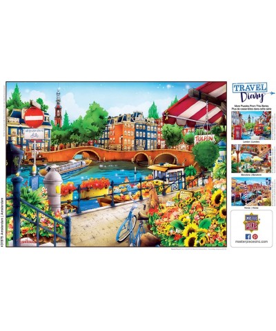 550 Piece Jigsaw Puzzle for Adults Family Or Kids - Amsterdam - 18"x24 $25.07 Jigsaw Puzzles