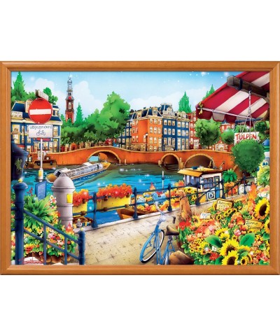 550 Piece Jigsaw Puzzle for Adults Family Or Kids - Amsterdam - 18"x24 $25.07 Jigsaw Puzzles