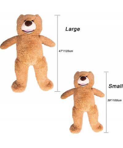 47" Teddy Bear Stuffed Animal Giant Teddy Bear Big Teddy Bear Plush Large Huge Teddy Bear Lignt Brown for Children Girlfriend...