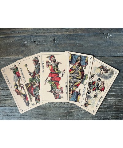 Tarot Della Rocca & Guide | Second Edition | Tarot Milanese | for Divination | 78 Cards | Full Size $43.06 Fortune Telling Toys