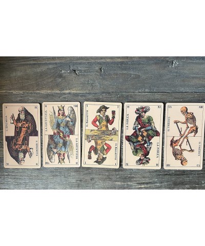 Tarot Della Rocca & Guide | Second Edition | Tarot Milanese | for Divination | 78 Cards | Full Size $43.06 Fortune Telling Toys