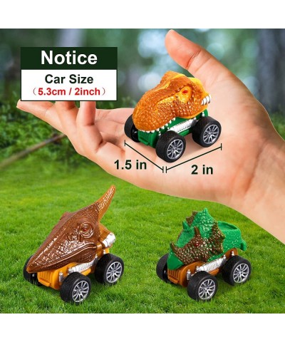 Dinosaur Toy Truck for Kids 3-7 with Flash Light Music & Roaring 10 in 1 Dinosaur Toys for Boys and Girls 3 Pull Back Dinosau...