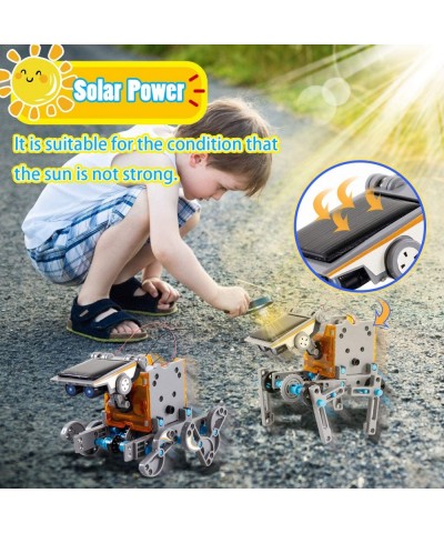 Science Kits for Kids / Adults 12 in 1 Solar Robot Kits for Kids 10-12 Stem Toys for 8 9 10 12 Year Old Boys DIY Building Toy...