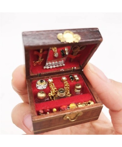 Dollhouse Decoration Accessories 1:12 Dollhouse Miniature 1 Pc Mini Makeup Jewelry Box $19.75 Dollhouse Accessories