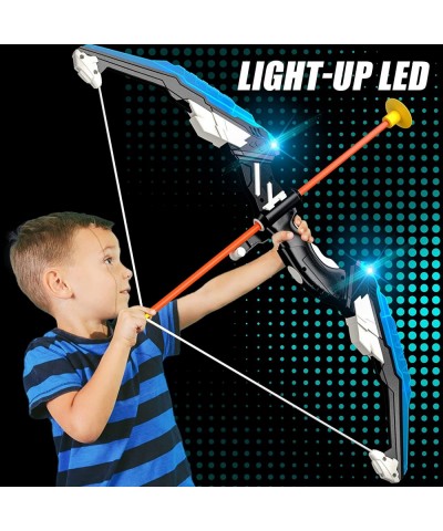 Bow and Arrow for Kids Boys 4-6 8-12 Kids Archery Set with Light-up LED Includes 10 Suction Cup Arrows Standing Target & Quiv...