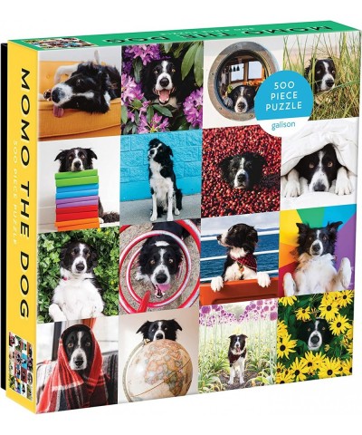 Momo The Dog Puzzle 500 Pieces 20” x 20'' – Colorful Puzzle Featuring 16 Adorable Dog Images - Thick Sturdy Pieces - Perfect ...